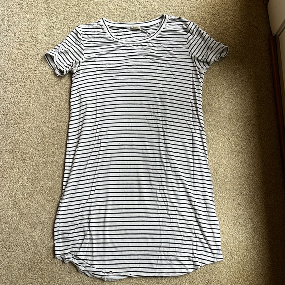 Garage Striped T-shirt Dress